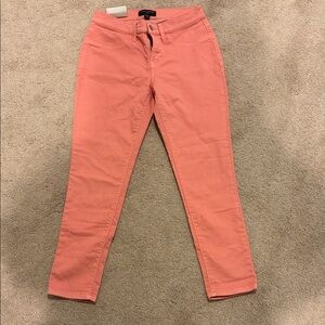 Coral Banana Republic Straight-Leg Pants